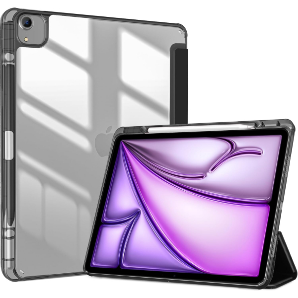 ProCase Smart Folio iPad Air M2 Klf (13 in)-Black