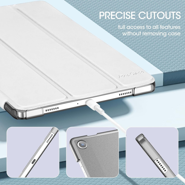 ProCase Standl Galaxy Tab A9 Plus Klf-Silver 