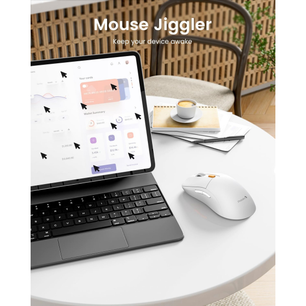 ProtoArc Bluetooth USB-C EM15 Mouse-White 