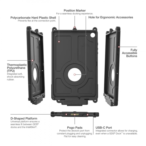 Ram Mounts Galaxy Tab A9 Plus RAM-GDS-SKIN-SAM88-NG