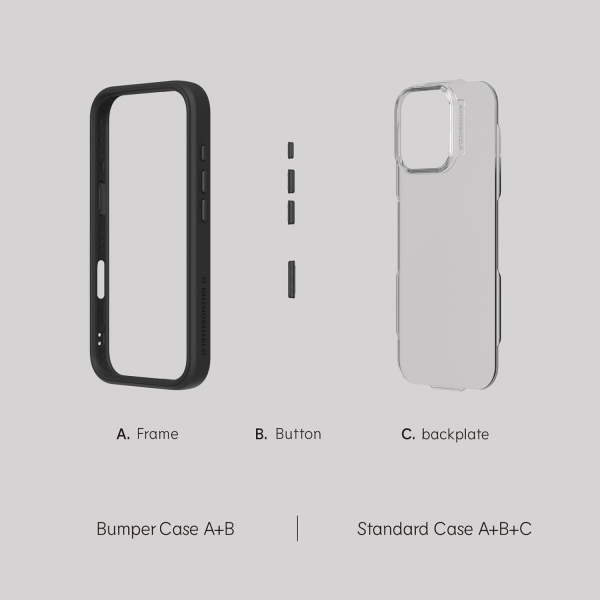 RhinoShield Apple iPhone 16 Mod NX Modular Klf-White