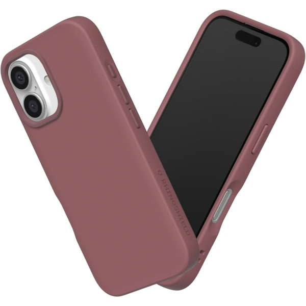 RhinoShield Apple iPhone 16 SolidSuit Klf -Deep Mauve