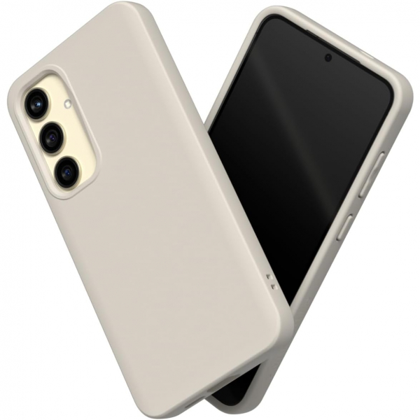 RhinoShield SolidSuit Galaxy S24 Plus Koruyucu Klf -Shell Beige