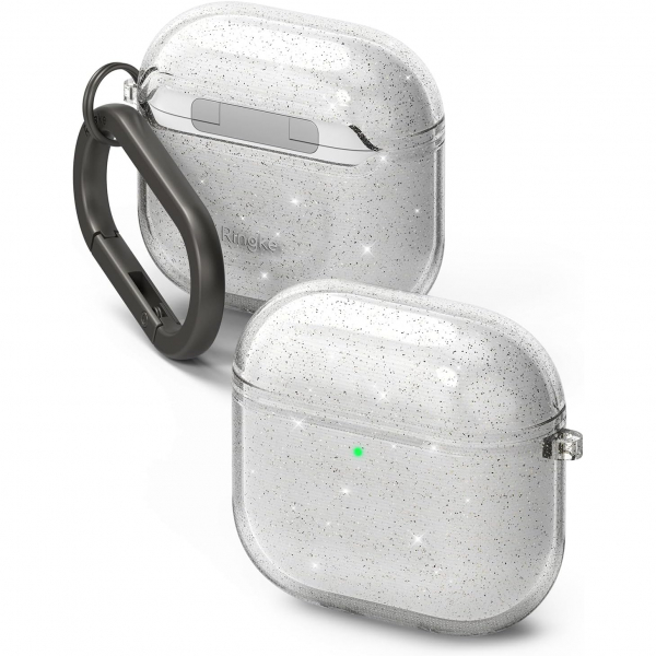 Rin gke Apple AirPods 4 Air Klf -Glitter Clear