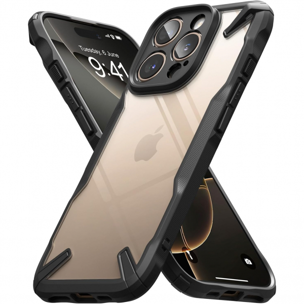 Rin gke Apple iPhone 16 Pro Fusion-X Klf-Black