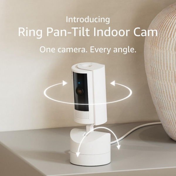 Ring Pan-Tilt Akll  Mekan Kameras-White