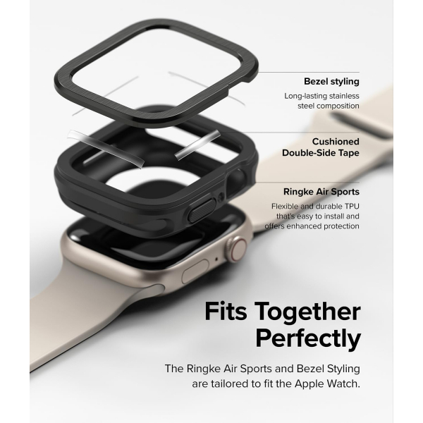 Ringke Air Sports Apple Watch 9 Bumper Klf(40/41mm)-Silver