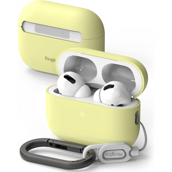 Ringke Silikon Apple AirPods Pro 2.Nesil Klf -Mellow Yellow
