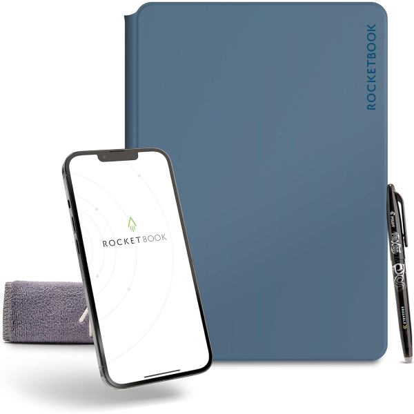 Rocketbook Pro 2.0 Akll Defter (Letter)-Steel Blue