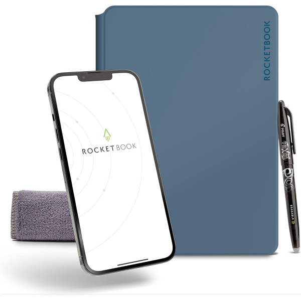 Rocketbook Pro 2.0 Akll Defter (Executive)-Steel Blue