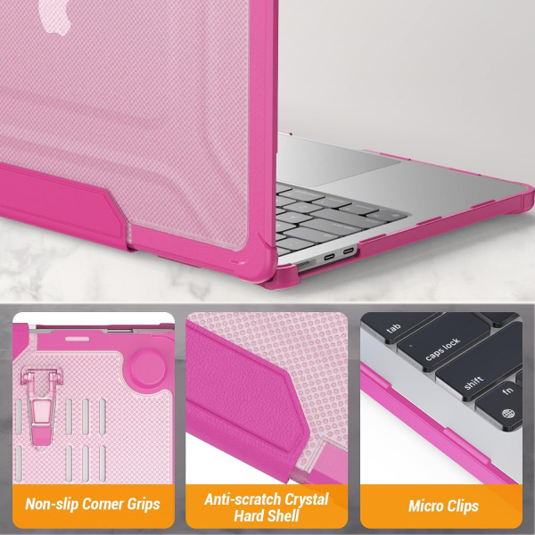 SEYMAC MacBook Air Koruyucu Klf (13.6 in)-Pink