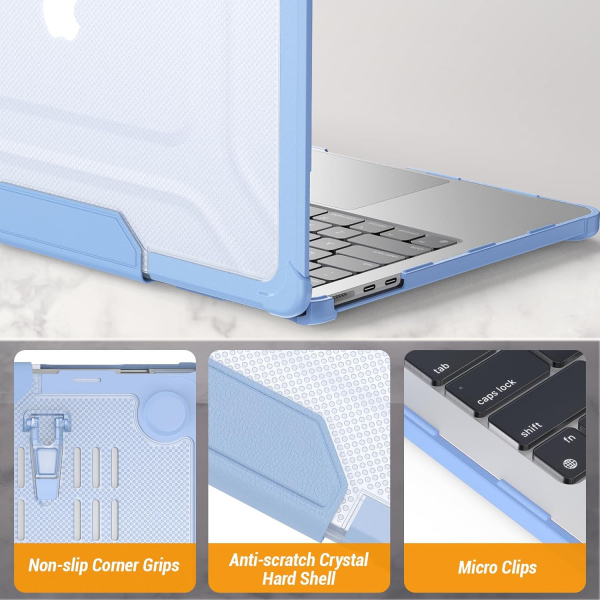 SEYMAC MacBook Air Koruyucu Klf (13.6 in)-SkyBlue