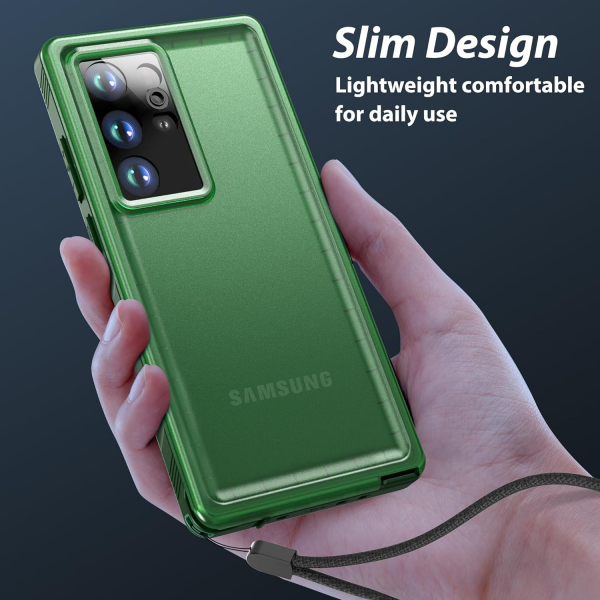 SPORTLINK Galaxy S23 Ultra Su Geirmez Klf -Green