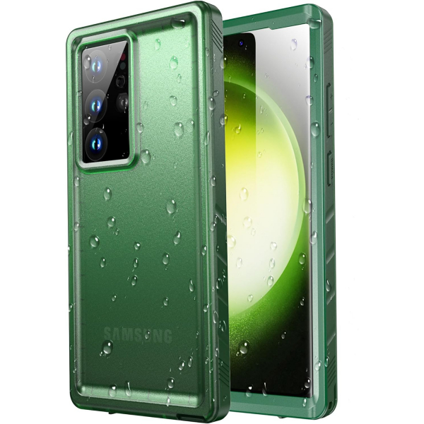 SPORTLINK Galaxy S23 Ultra Su Geirmez Klf -Green