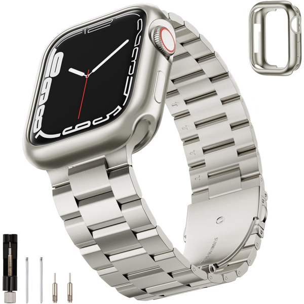 SUNFWR Apple Watch 9 45mm Kay-Titanium