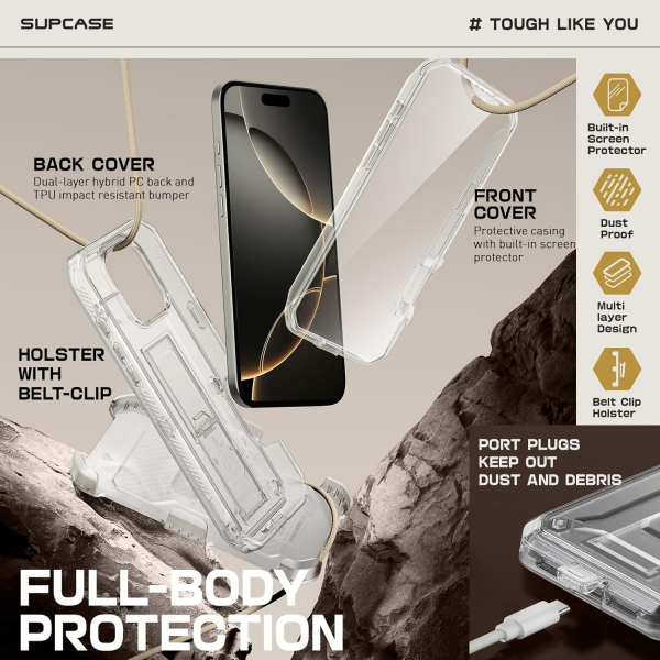 SUPCASE Apple iPhone 16 Pro UBP Klf-Clear