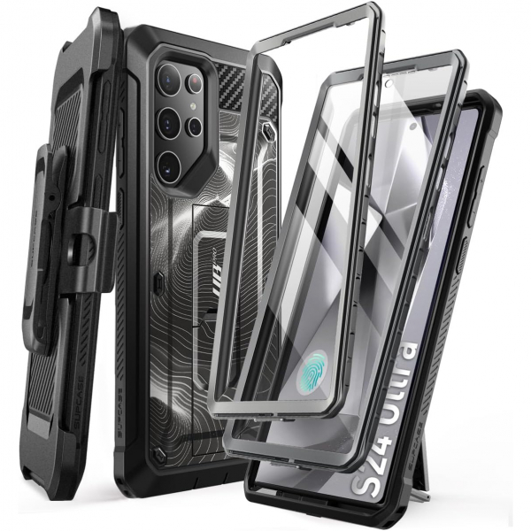 SUPCASE UBP Serisi Galaxy S24 Ultra Klf-BlackRipple