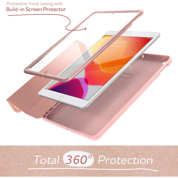 SURITCH Tam Korumal iPad Klf(10.2 in)-Rose Gold