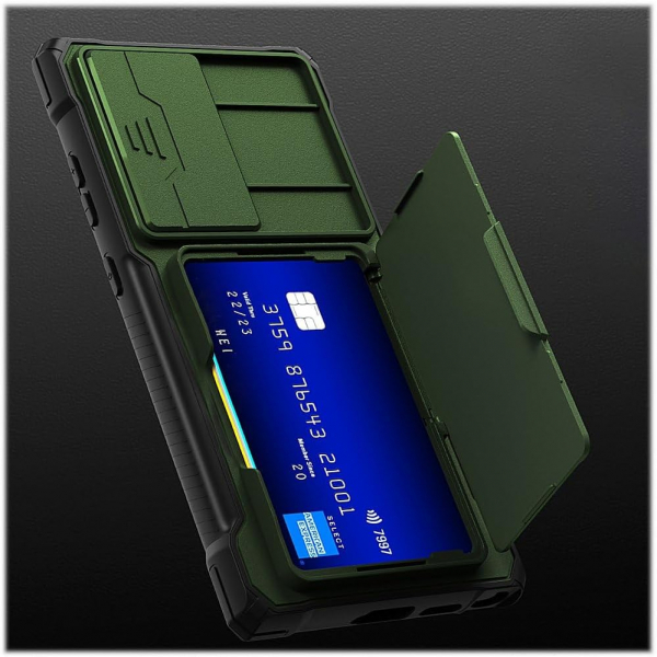 SaharaCase ArmorElite Galaxy S24 Ultra Klf-Green