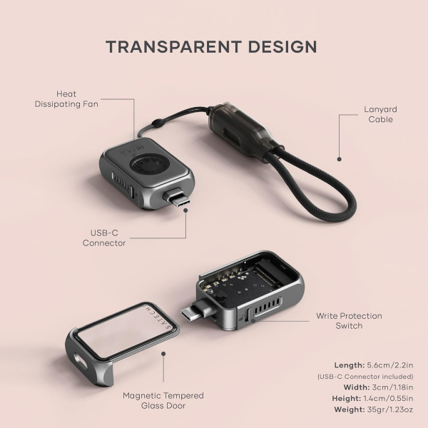 Satechi Mini M.2 NVMe SSD Korumas