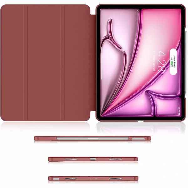 Soke Slim iPad Air Standl Klf (13 in)-Wine Red