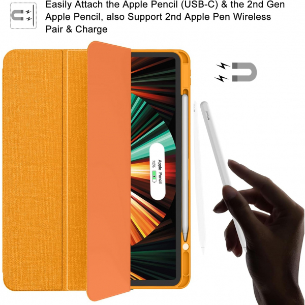 Soke iPad Pro 5/6.Nesil Klf (12.9 in)-Citrus 