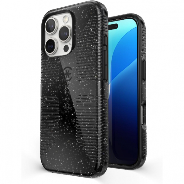 Speck Apple iPhone 16 Pro CandyShell Grip Klf-Black Glitter