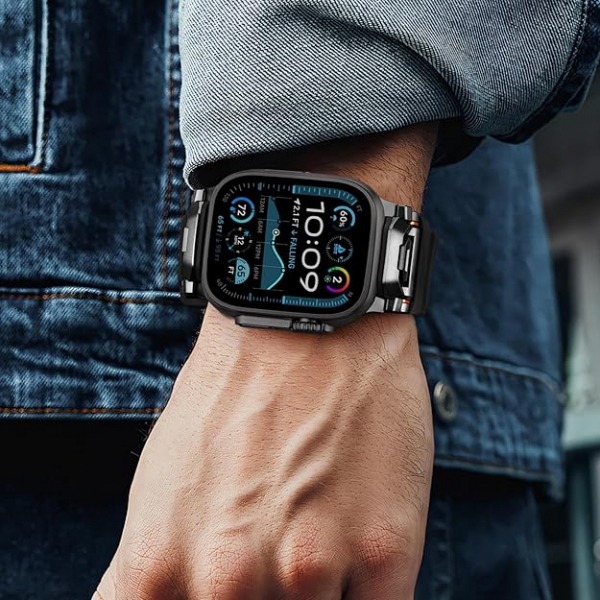 Suitisbest Apple Watch Ultra 2.Nesil Kay-All Black 