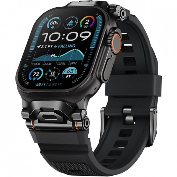 Suitisbest Apple Watch Ultra 2.Nesil Kay-All Black 