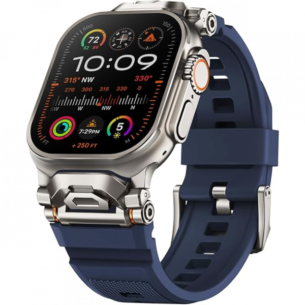 Suitisbest Apple Watch Ultra 2.Nesil Kay-Midnight Blue 