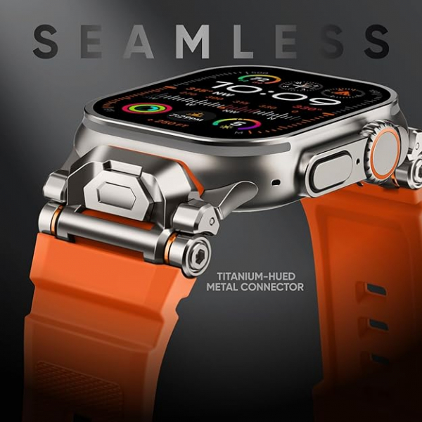 Suitisbest Apple Watch Ultra 2.Nesil Kay-Orange 