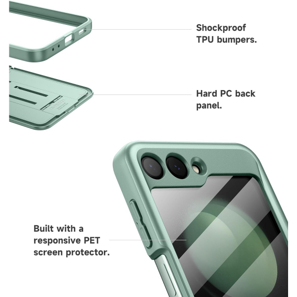 Suritch Standl Galaxy Z Flip 5 Klf -Matcha Green