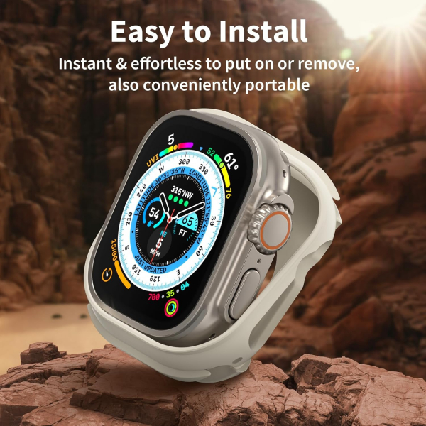 SwitchEasy Apple Watch Ultra 1/2.Nesil Bumper Klf-Titanium