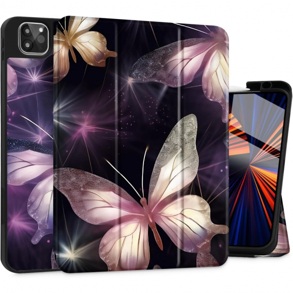 Tuiklol iPad Pro M4 Slim Klf (13 in)-Butterfly 