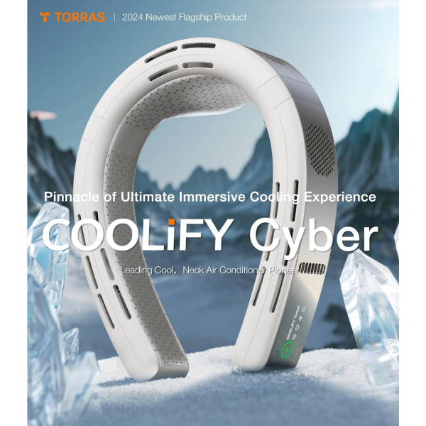 TORRAS COOLiFY Cyber Boyun Klimas (2024 Model)-Natural Titanium