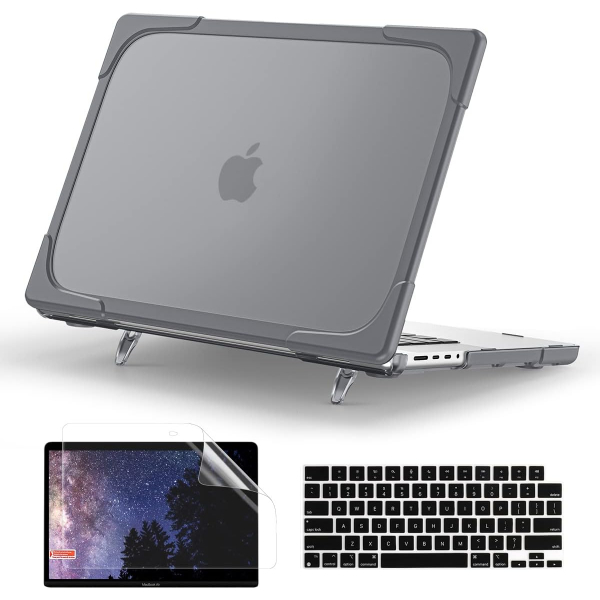 TWOLSKOO MacBook Pro Koruyucu Klf (16 in)-Grey