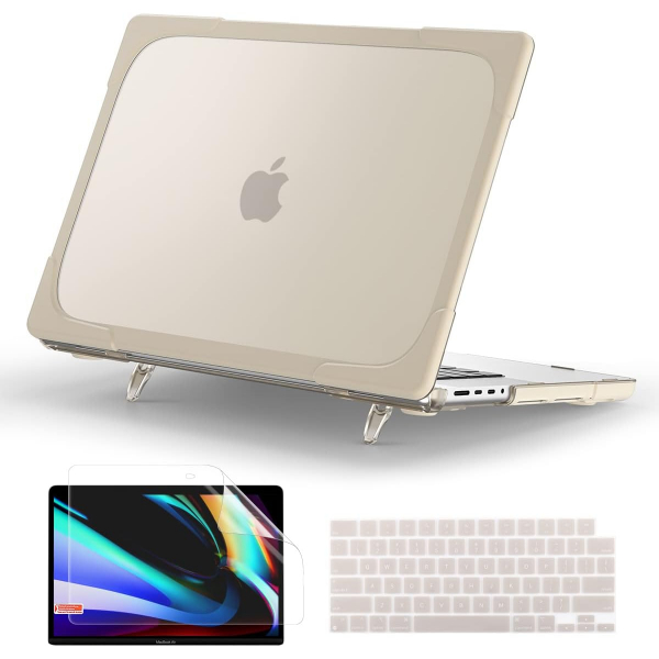 TWOLSKOO MacBook Pro Koruyucu Klf (16 in)-Khaki 