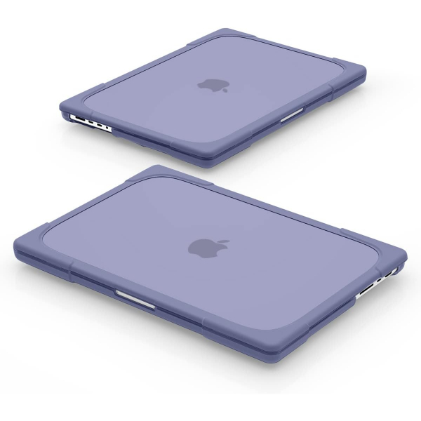 TWOLSKOO MacBook Pro Koruyucu Klf (16 in)-Lavender Grey