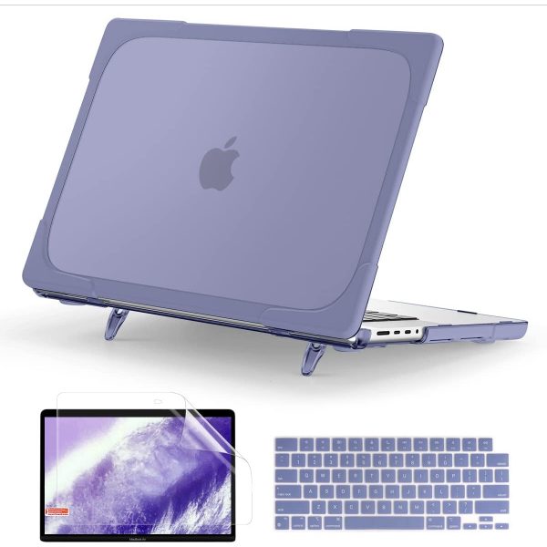 TWOLSKOO MacBook Pro Koruyucu Klf (16 in)-Lavender Grey