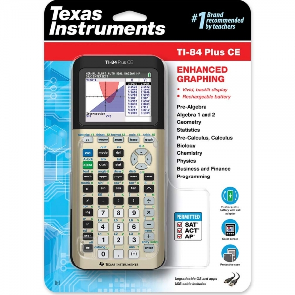 Texas Instruments TI-84 PLUS CE Hesap Makinesi (Altn)