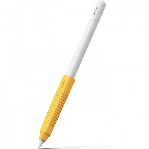 Rin gke Apple Pencil Pro Silikon Klf -Yellow