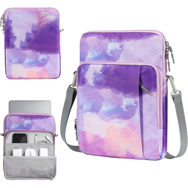 TiMOVO Cepli Laptop antas (13.3-14 in)-Watercolor Purple