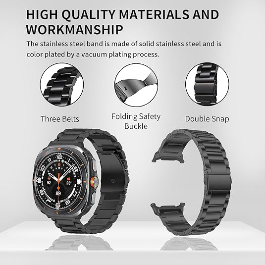 GOLDTOLUCK Galaxy Watch Ultra Kay (47mm)-Carbon Black