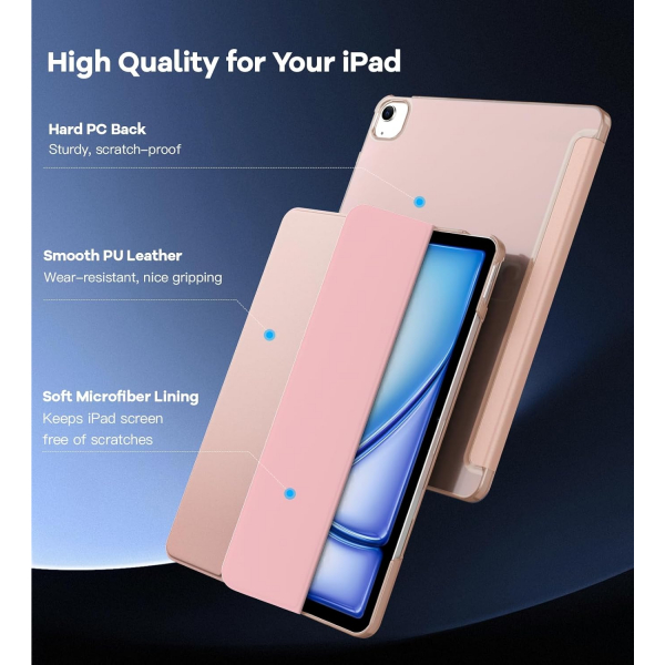 TiMOVO Standl iPad Air Klf (13 in)-Rose Gold