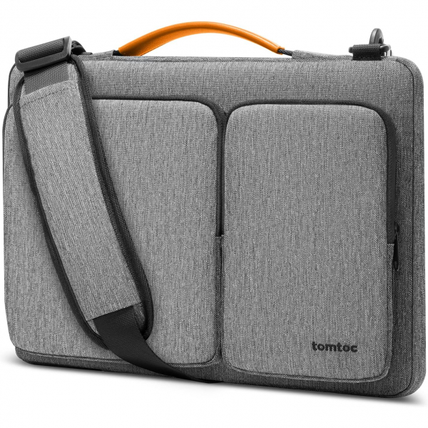 Tomtoc Laptop Omuz antas (15/15.6 in)-Gray