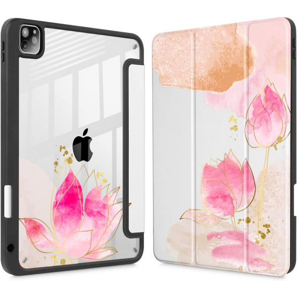 Tuiklol iPad Air/Pro M2 Slim Klf (12.9-13 in)-Tulip