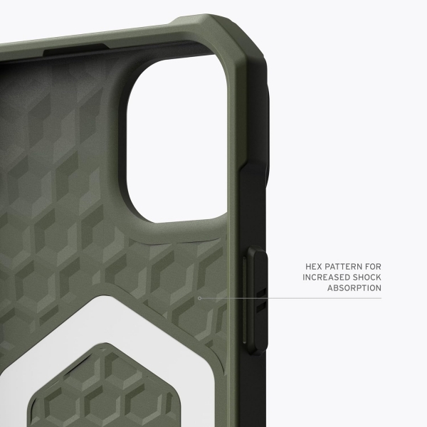 UAG Essential iPhone 15 Plus Darbeye Dayankl Klf-Olive Drab