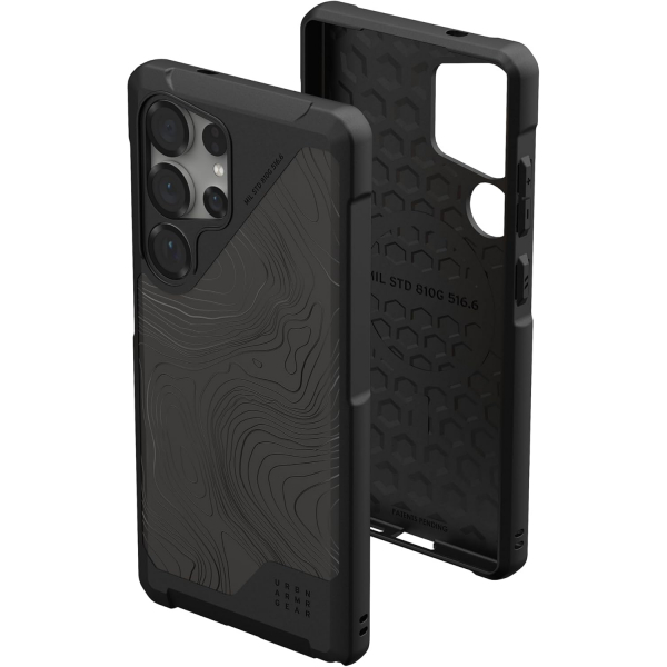 UAG Samsung Galaxy S25 Ultra Metropolis Klf-Topography Black