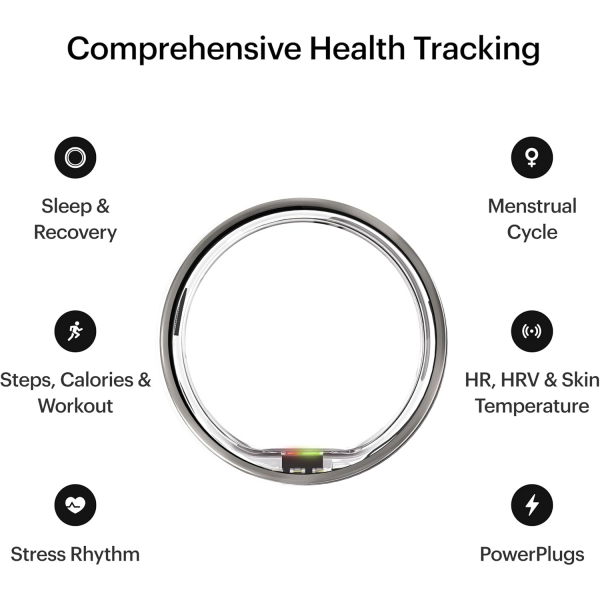 UltraHuman Rin g Air Akll Uyku Takibi(RawTitanium)-5