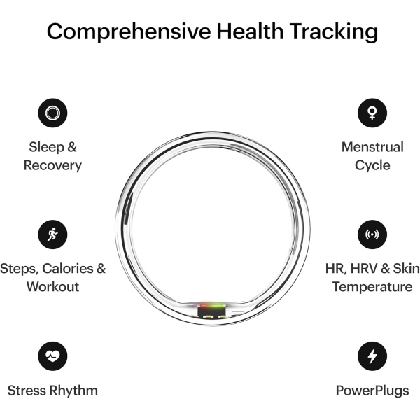 UltraHuman Rin g Air Akll Uyku Takibi(SpaceSilver)-10